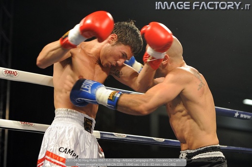 2011-04-30 Ring Rules 0587 K-1 - 61kg - Antonio Campagna ITA - Giovanni De Carlo ITA